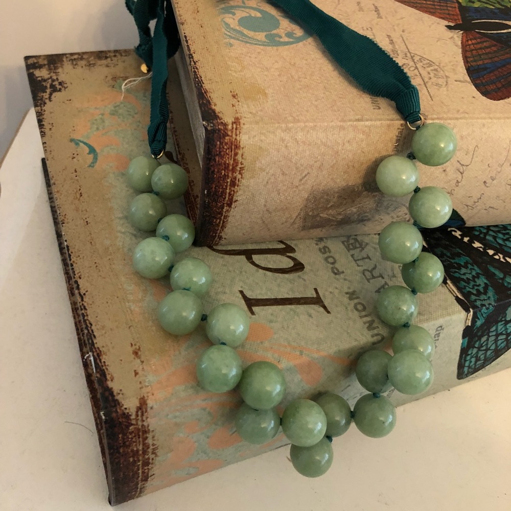 Vintage J.Crew large bead necklace